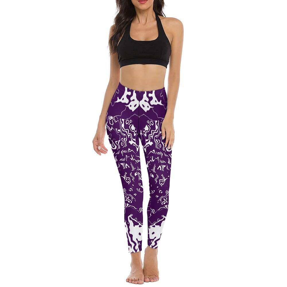 ArtDoggy™ proto microwave white ladies fitness pants - Image 63