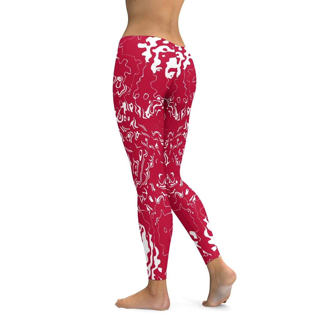 ArtDoggy™ proto microwave white ladies fitness pants - Image 25