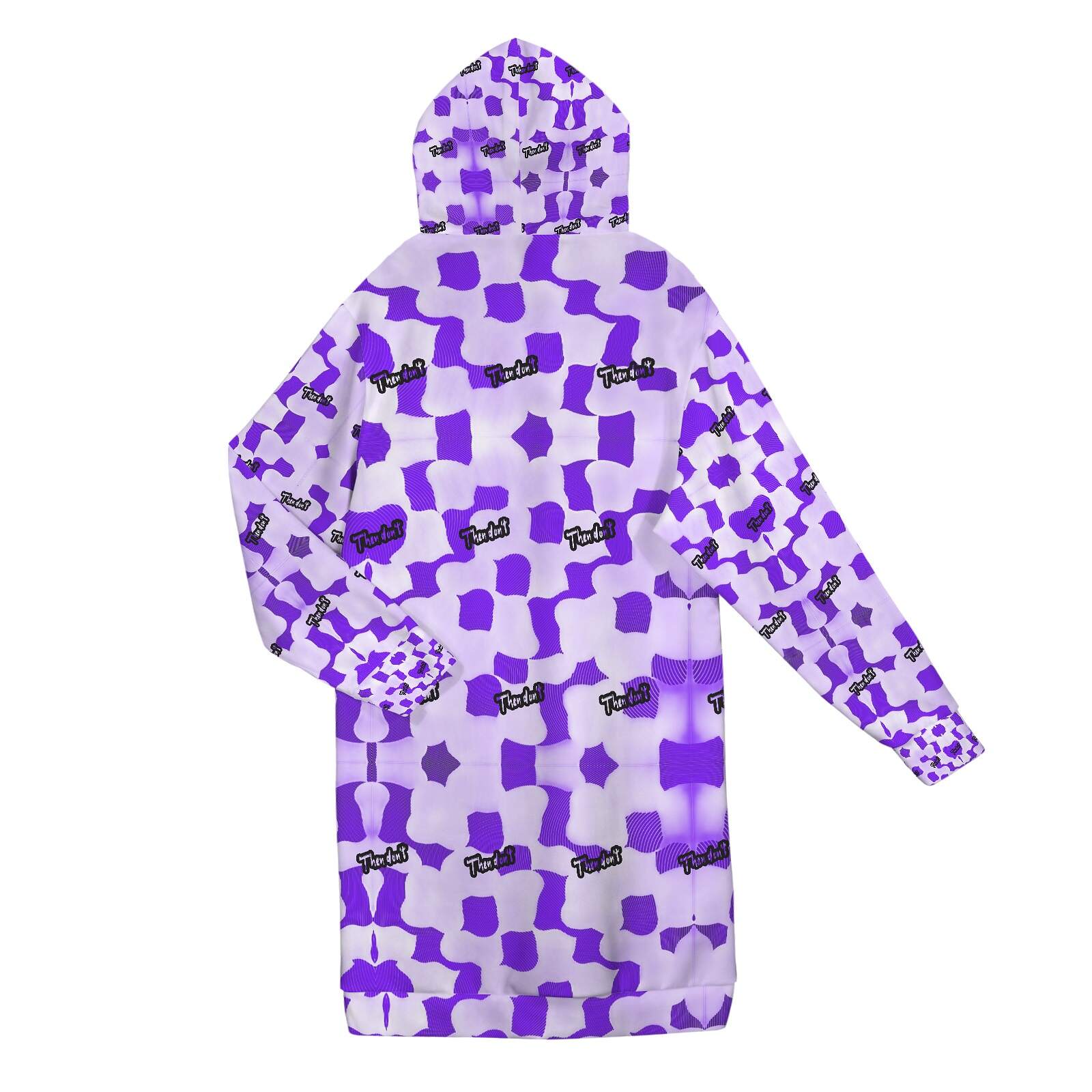 then dont womens long hoodie proto - Image 35