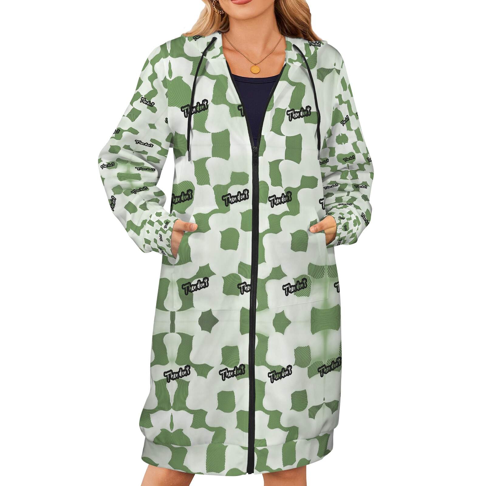 then dont womens long hoodie proto