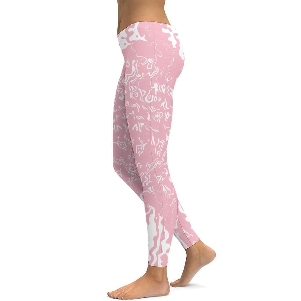 ArtDoggy™ proto microwave white ladies fitness pants - Image 24
