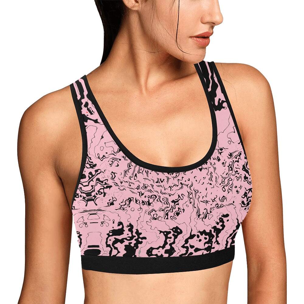 ArtDoggy™ womens sport bra proto | microwave - Image 6