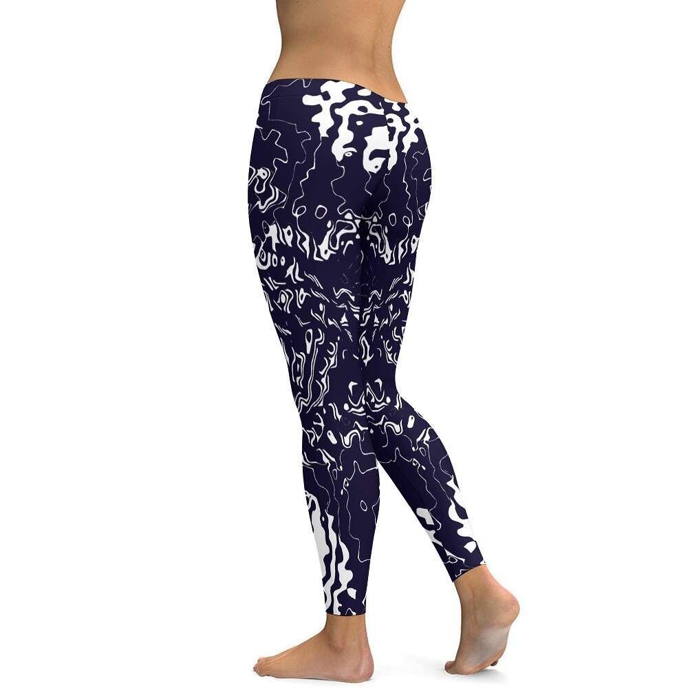 ArtDoggy™ proto microwave white ladies fitness pants - Image 41
