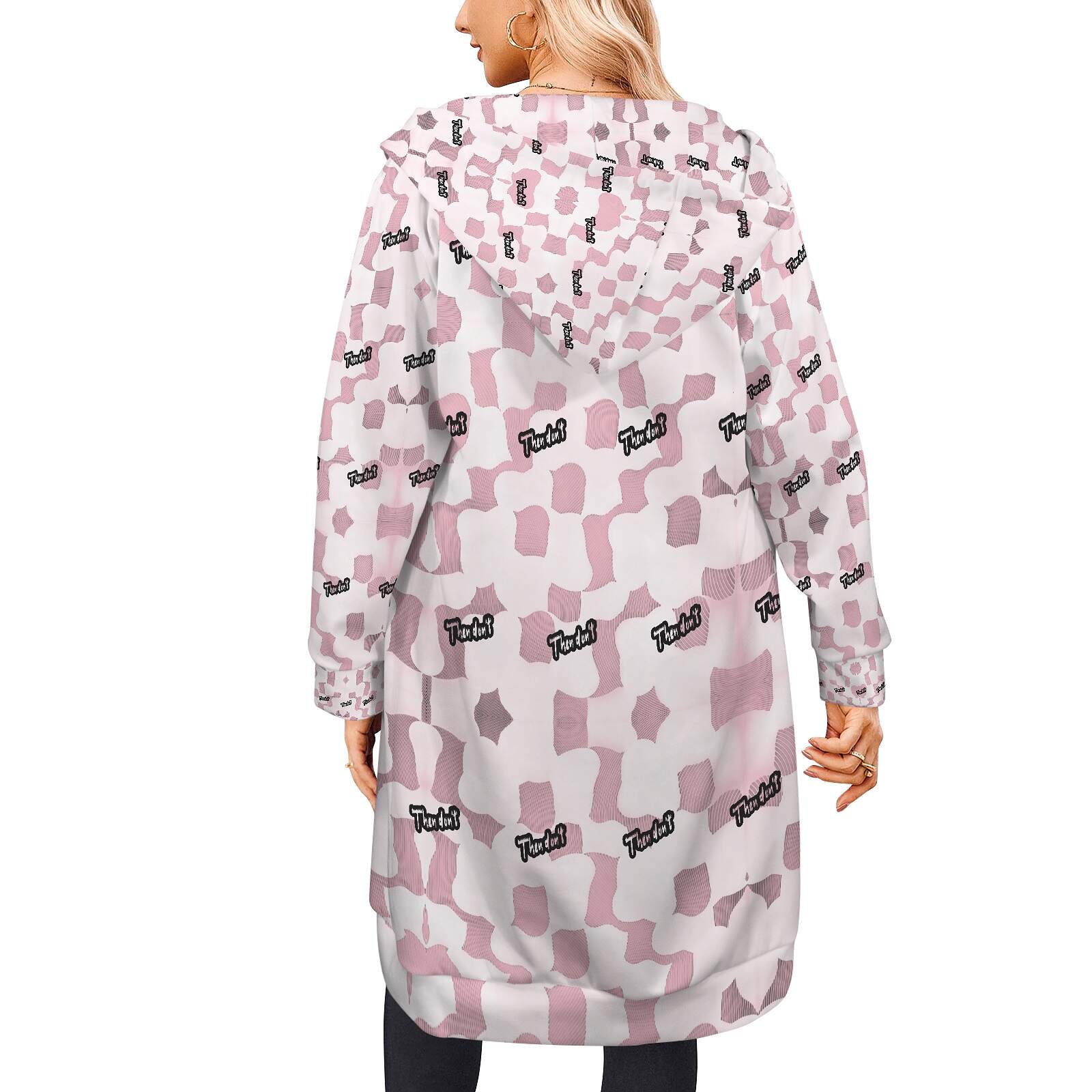 then dont womens long hoodie proto - Image 15
