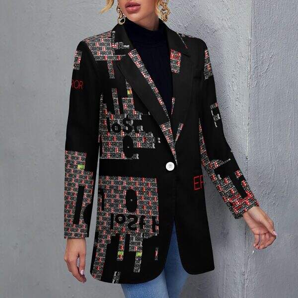 The-Printer-lost-his-Job™ Women's Blazer Jacket | ERROR CODE - Image 6