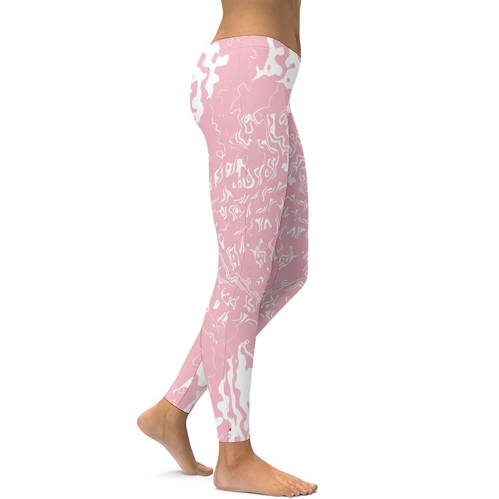 ArtDoggy™ proto microwave white ladies fitness pants - Image 20
