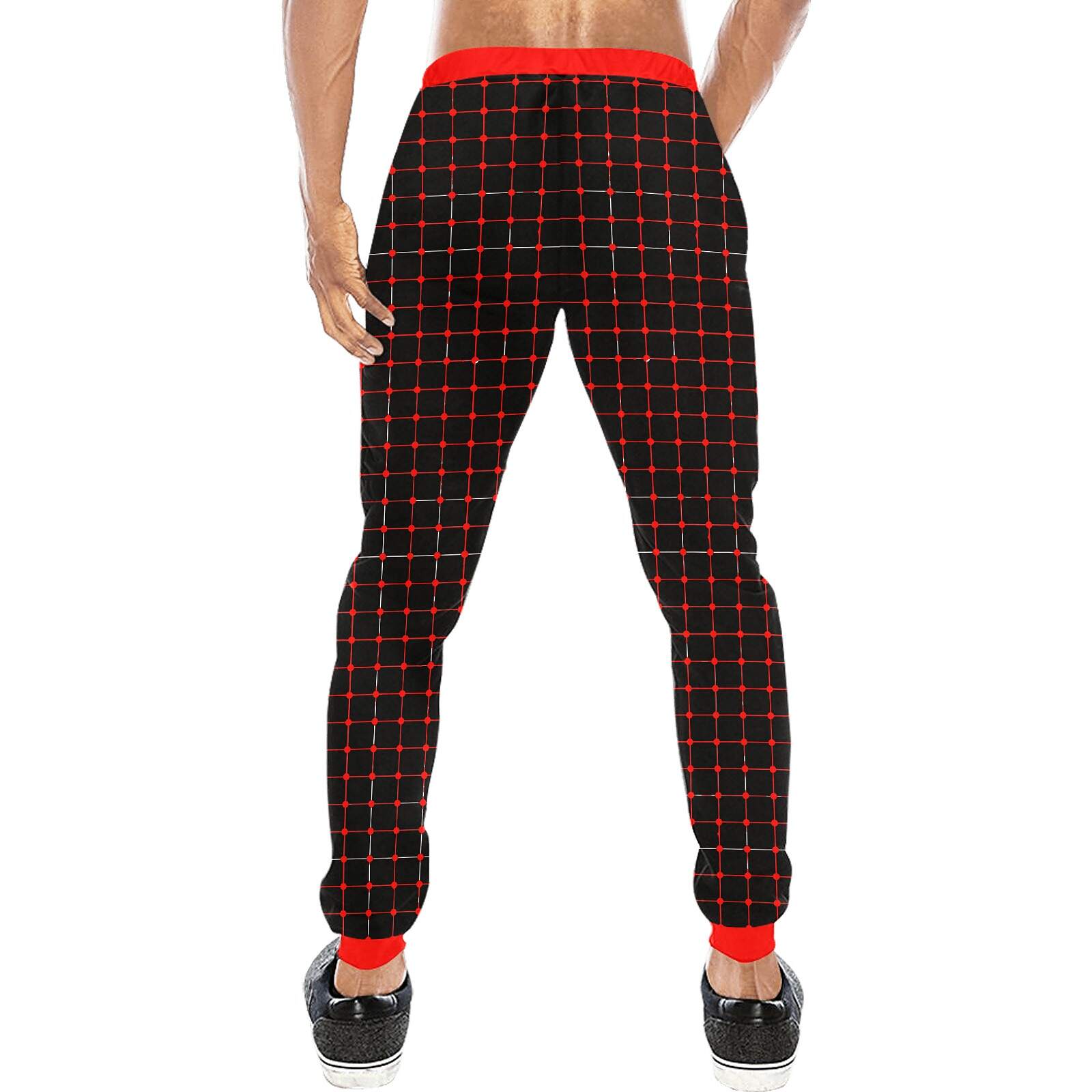 ArtDoggy™ Men's Jogger Pants | Connect in red