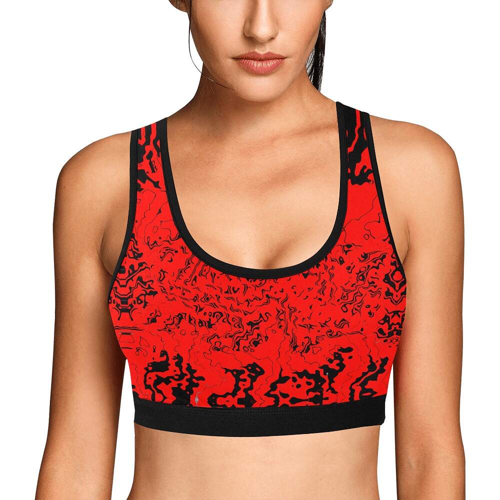 ArtDoggy™ womens sport bra proto | microwave - Image 21