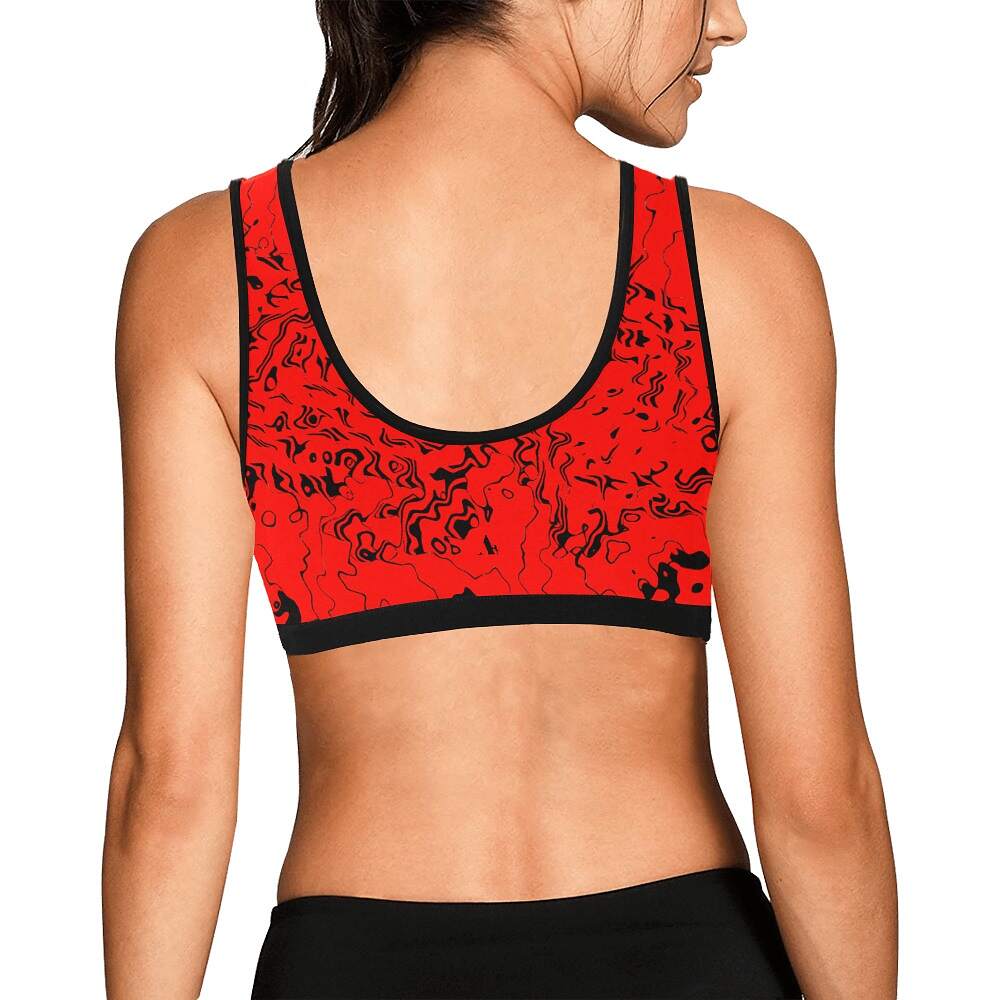 ArtDoggy™ womens sport bra proto | microwave - Image 24