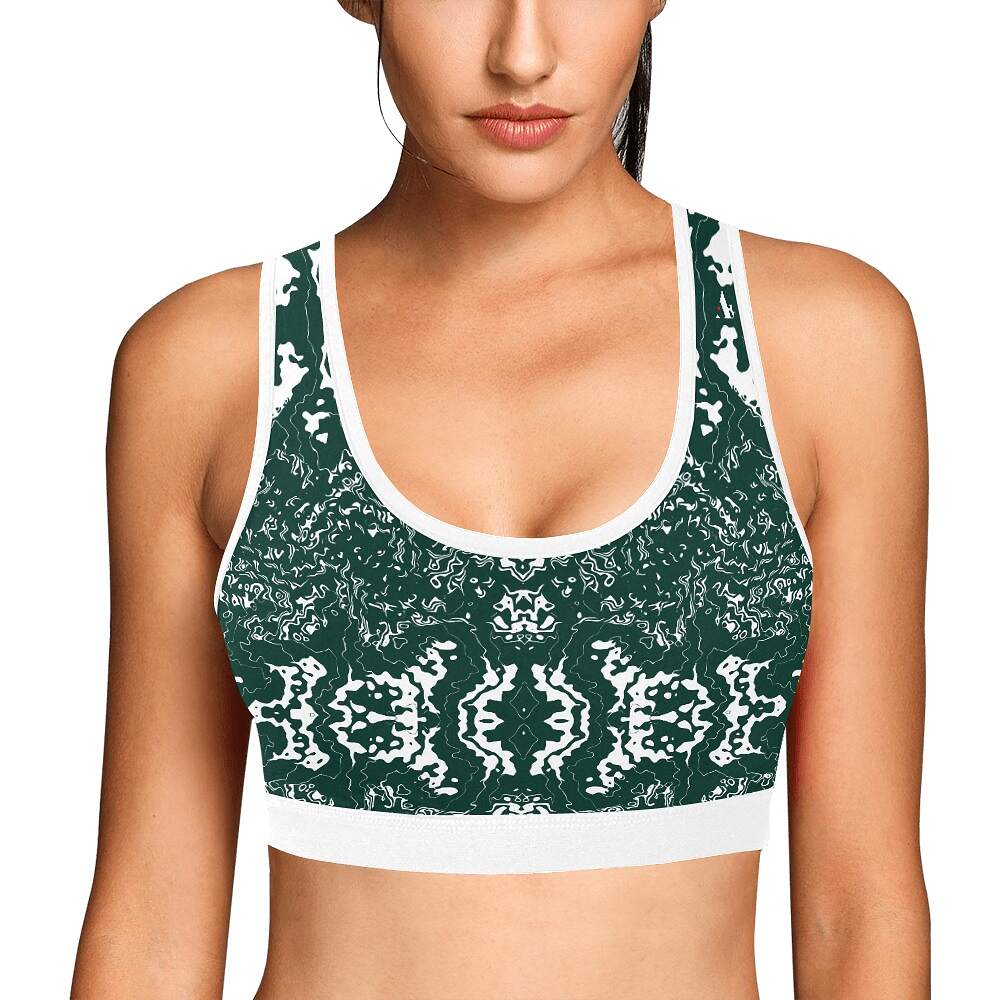 ArtDoggy™ sports bra womens white microwave - Image 33