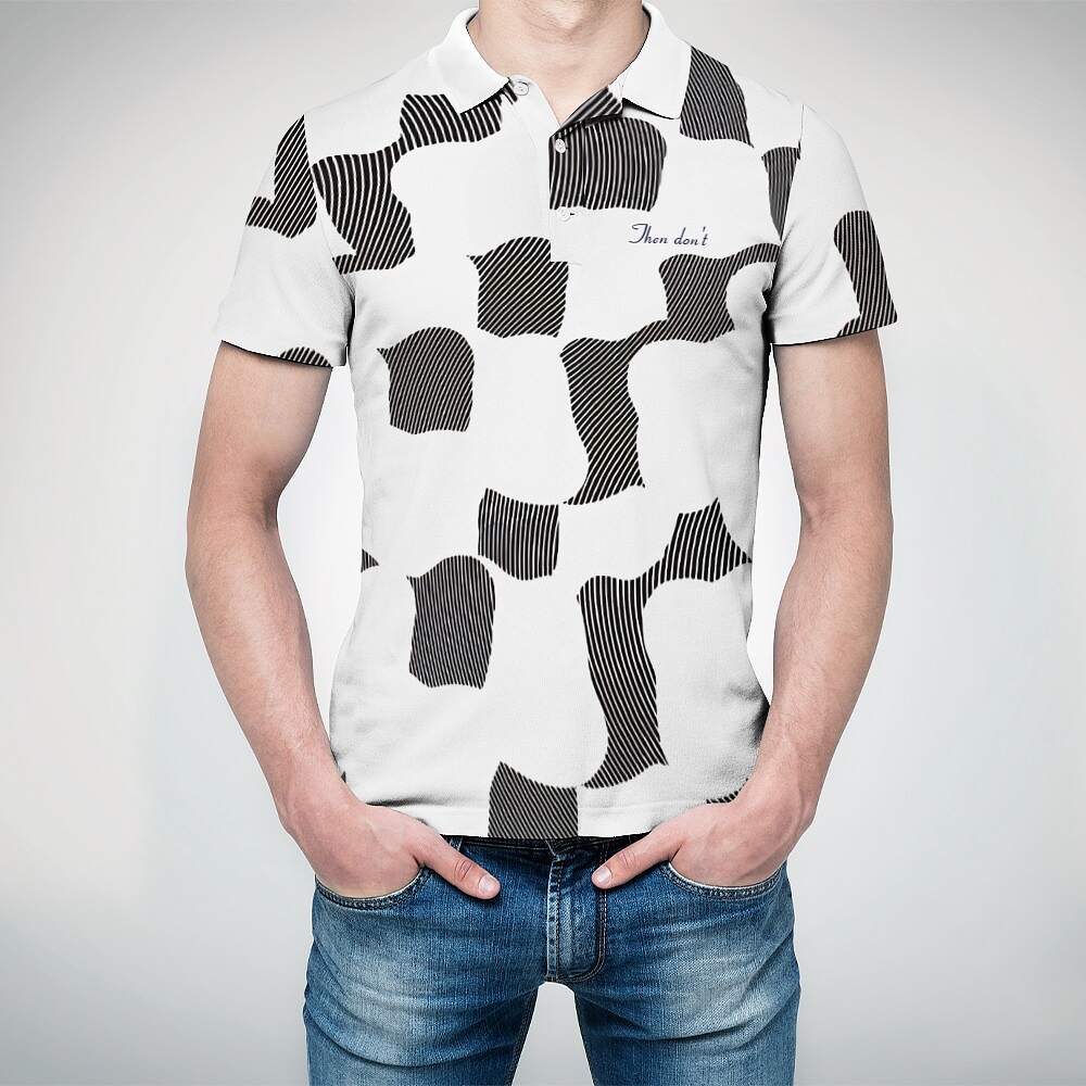 Then don't™ Men's Polo | Scrape