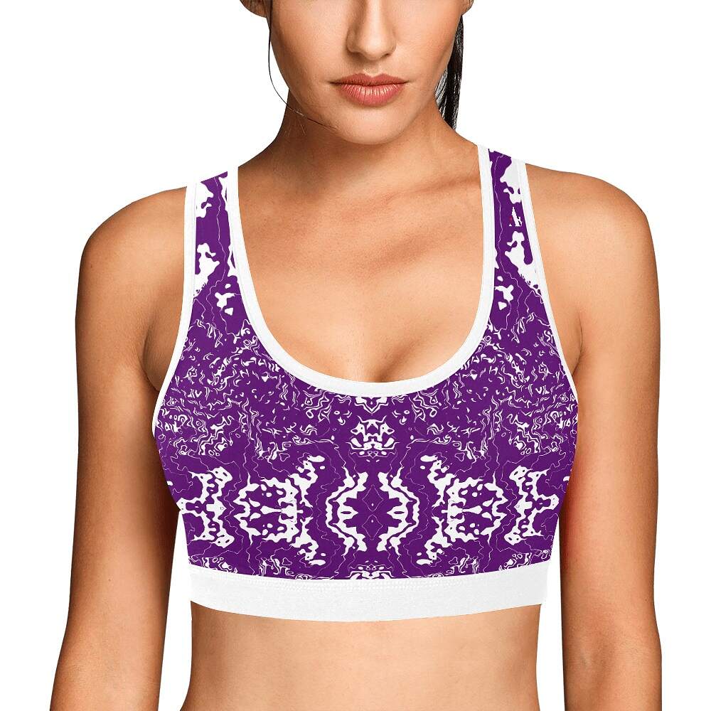 ArtDoggy™ sports bra womens white microwave - Image 13