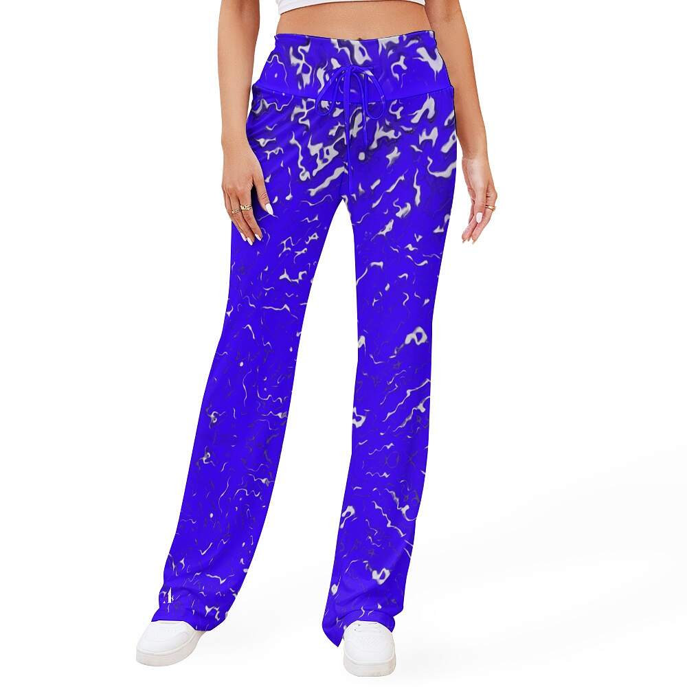 ArtDoggy™ Women's Yoga Pants | Ripple in Blue