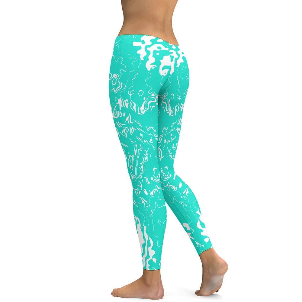 ArtDoggy™ proto microwave white ladies fitness pants - Image 65
