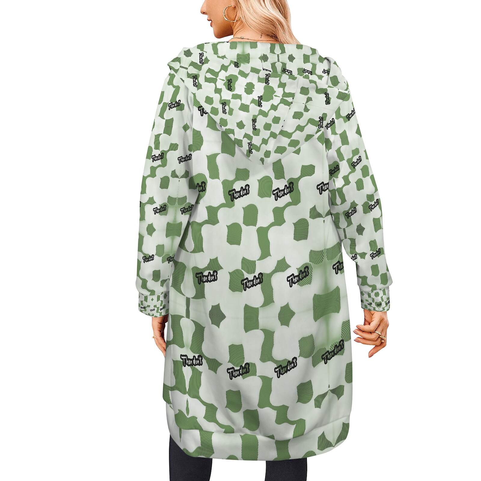 then dont womens long hoodie proto - Image 3
