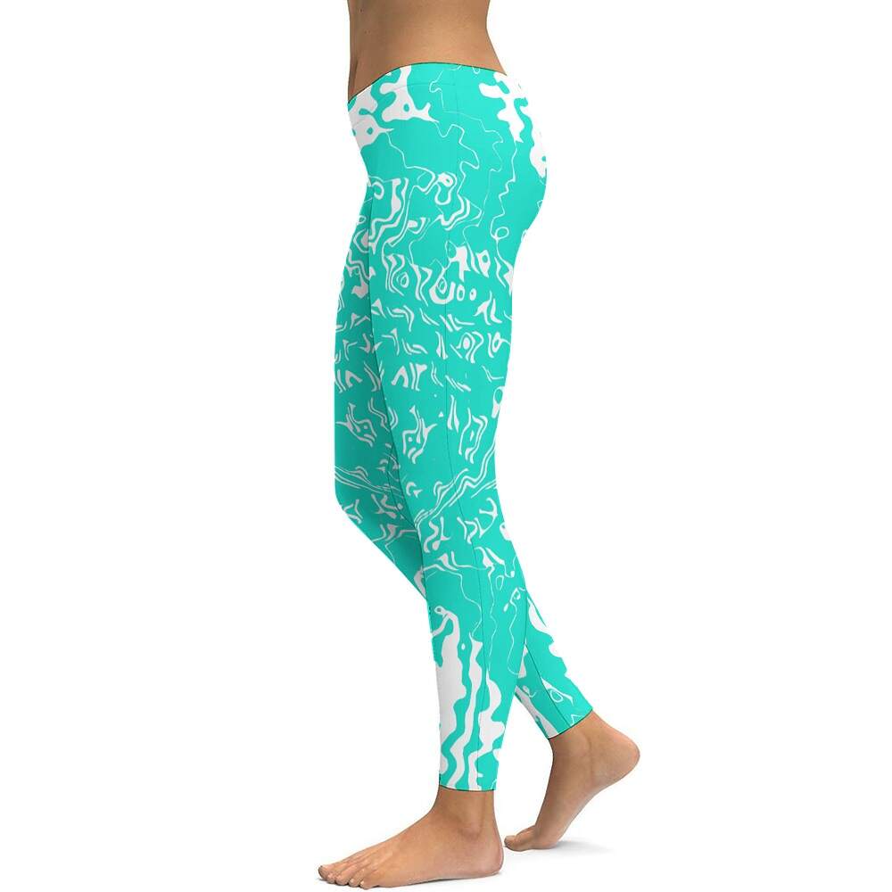 ArtDoggy™ proto microwave white ladies fitness pants - Image 72