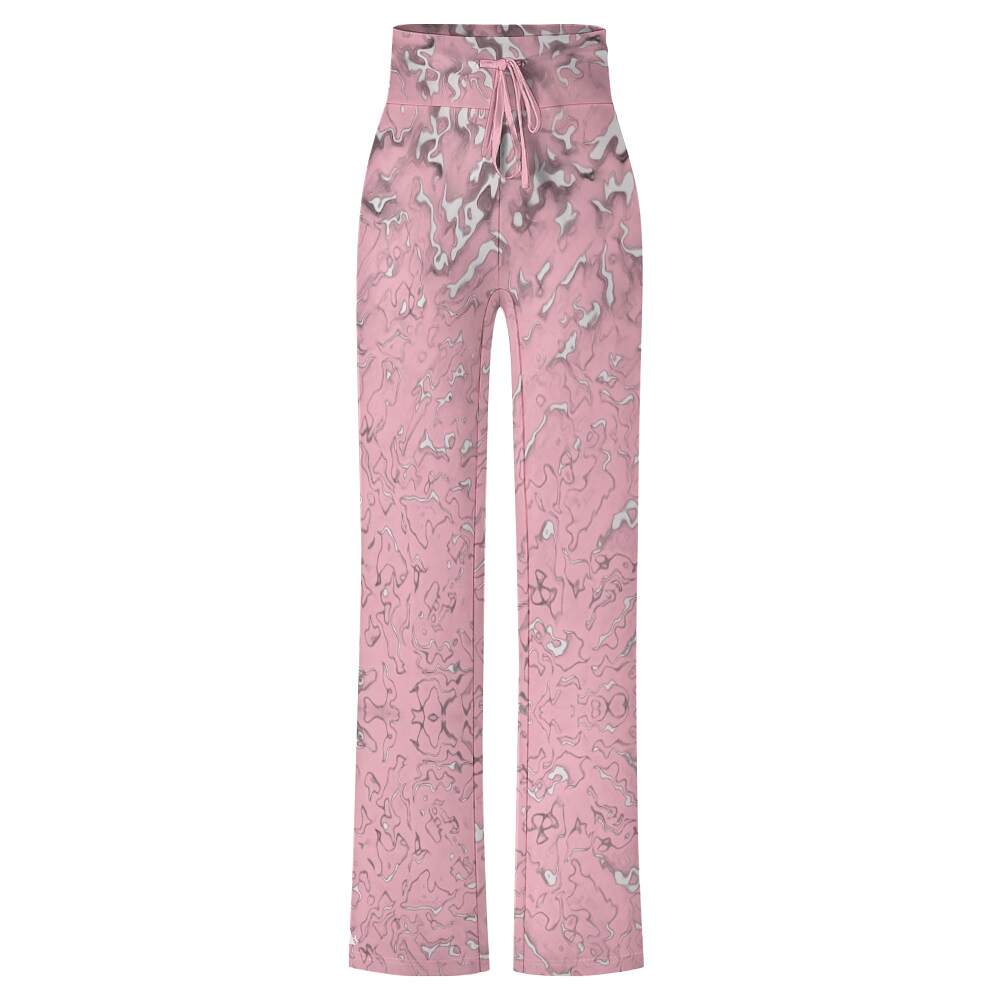 ArtDoggy™ Women's Yoga Pants | Ripple in light pink