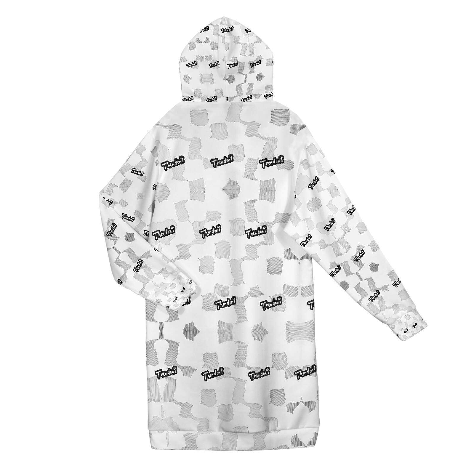 then dont womens long hoodie proto - Image 29
