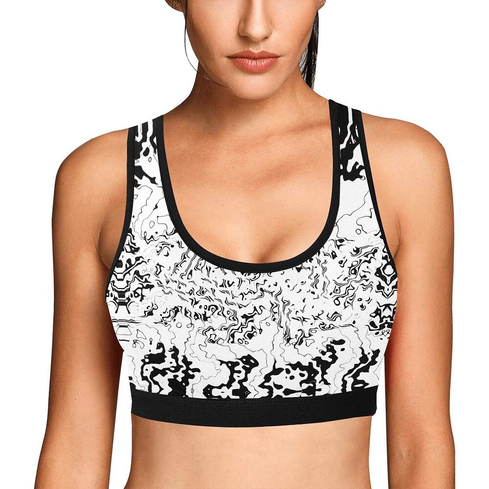 ArtDoggy™ womens sport bra proto | microwave