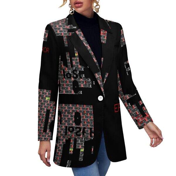 The-Printer-lost-his-Job™ Women's Blazer Jacket | ERROR CODE