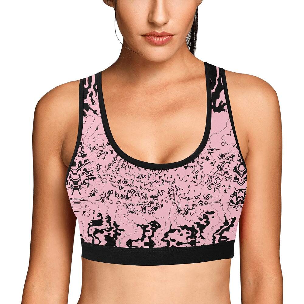 ArtDoggy™ womens sport bra proto | microwave - Image 5