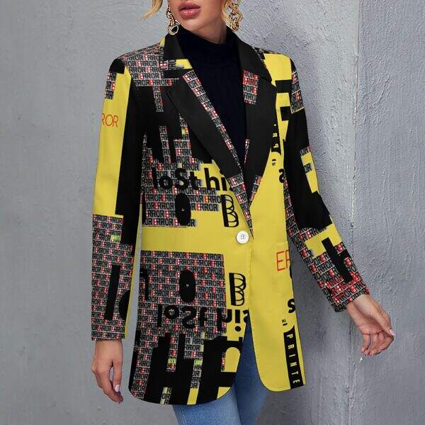 The-Printer-lost-his-Job™ Women's Blazer Jacket | ERROR CODE - Image 48