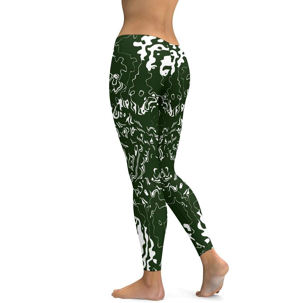 ArtDoggy™ proto microwave white ladies fitness pants - Image 33
