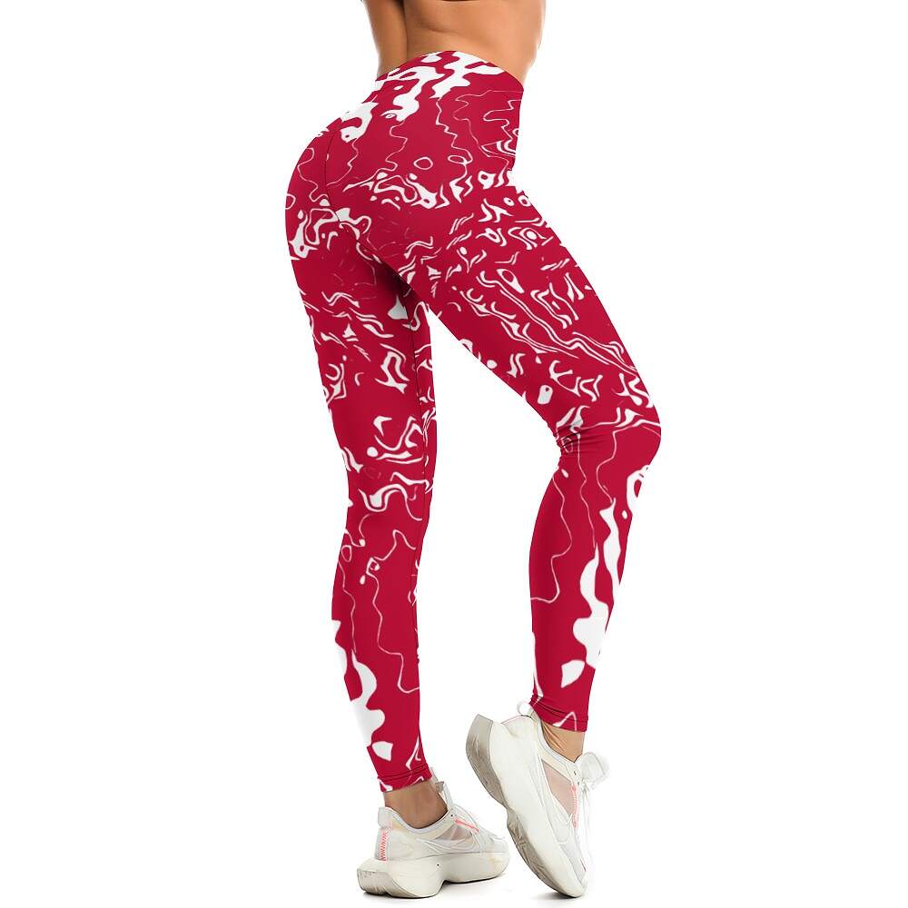 ArtDoggy™ proto microwave white ladies fitness pants - Image 26