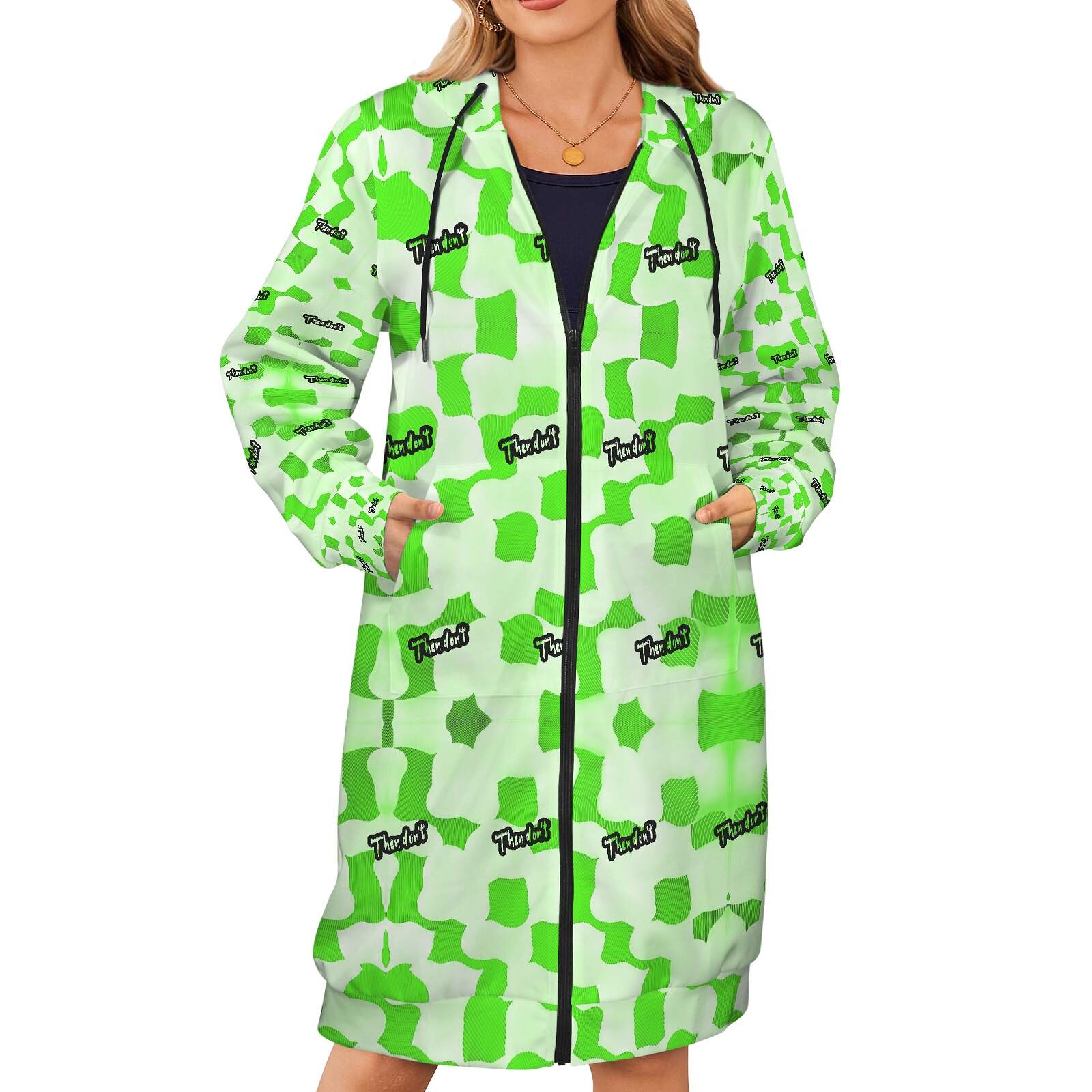 then dont womens long hoodie proto - Image 49