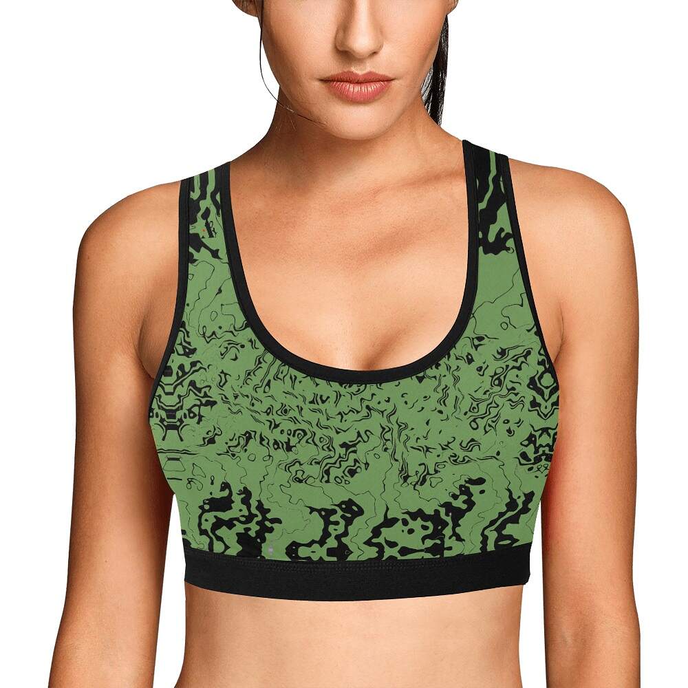 ArtDoggy™ womens sport bra proto | microwave - Image 33