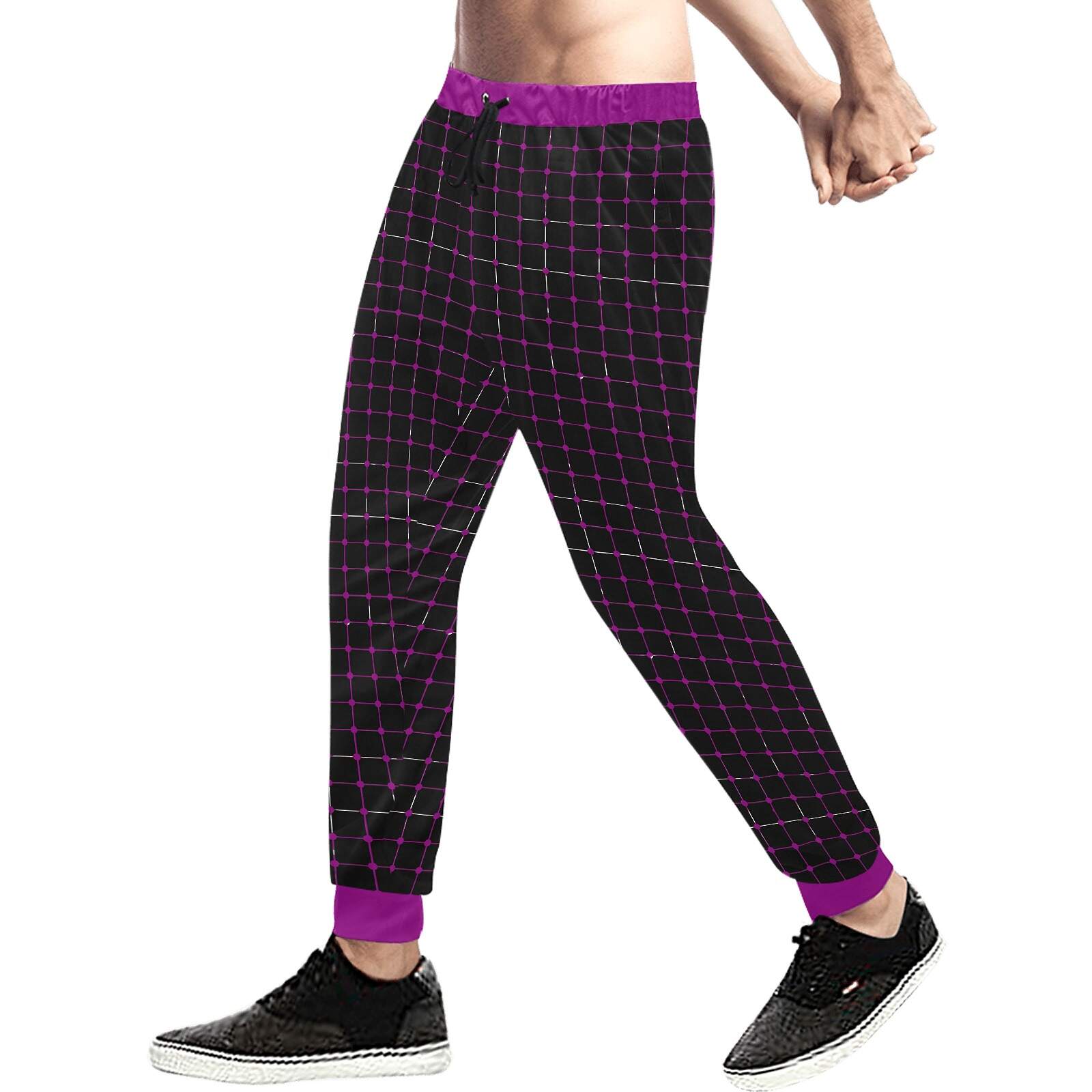 ArtDoggy™ Men's Jogger Pants | Connect in purple