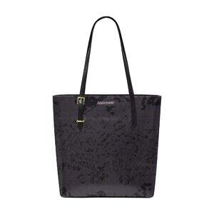 ArtDoggy™ Vegan Leather Tote Bag | Microwaves in deep purple