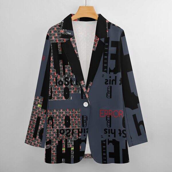 The-Printer-lost-his-Job™ Women's Blazer Jacket | ERROR CODE - Image 53