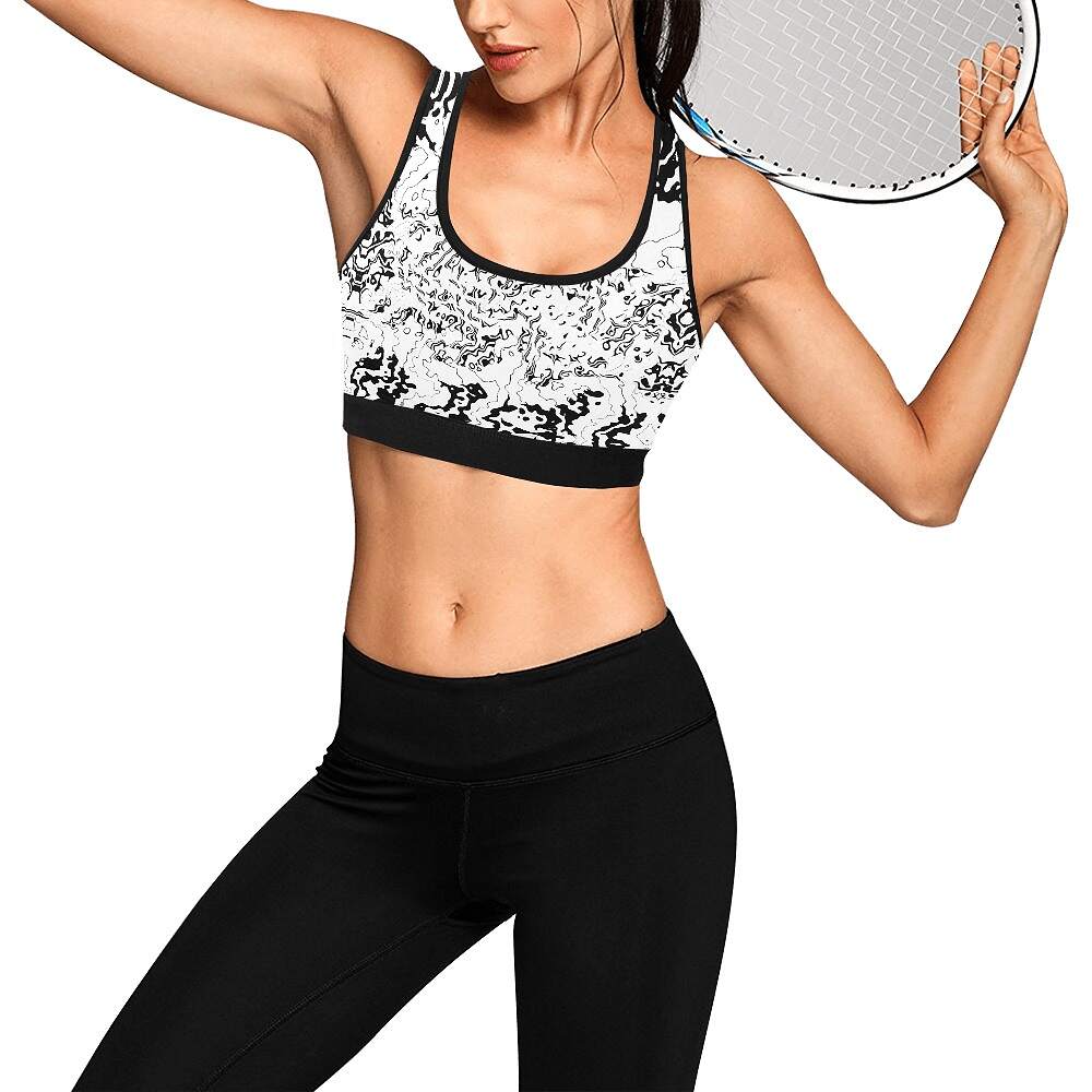ArtDoggy™ womens sport bra proto | microwave - Image 3