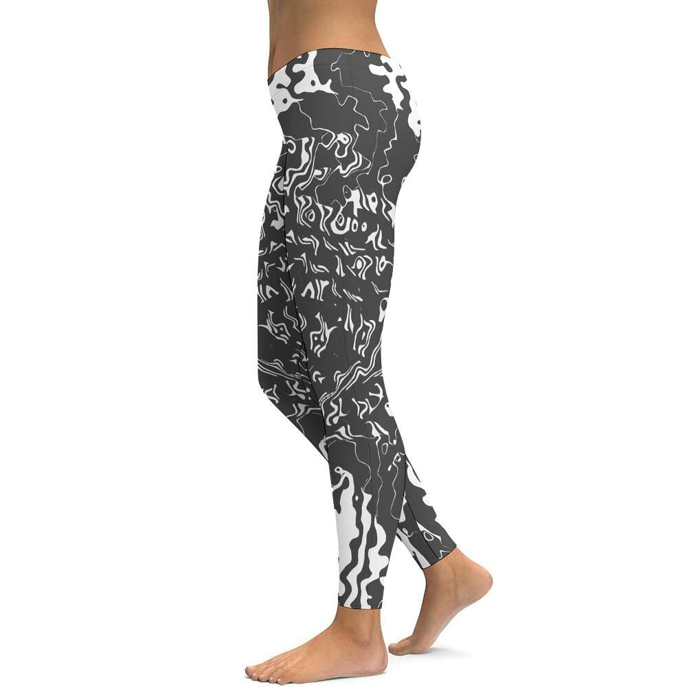 ArtDoggy™ proto microwave white ladies fitness pants - Image 16