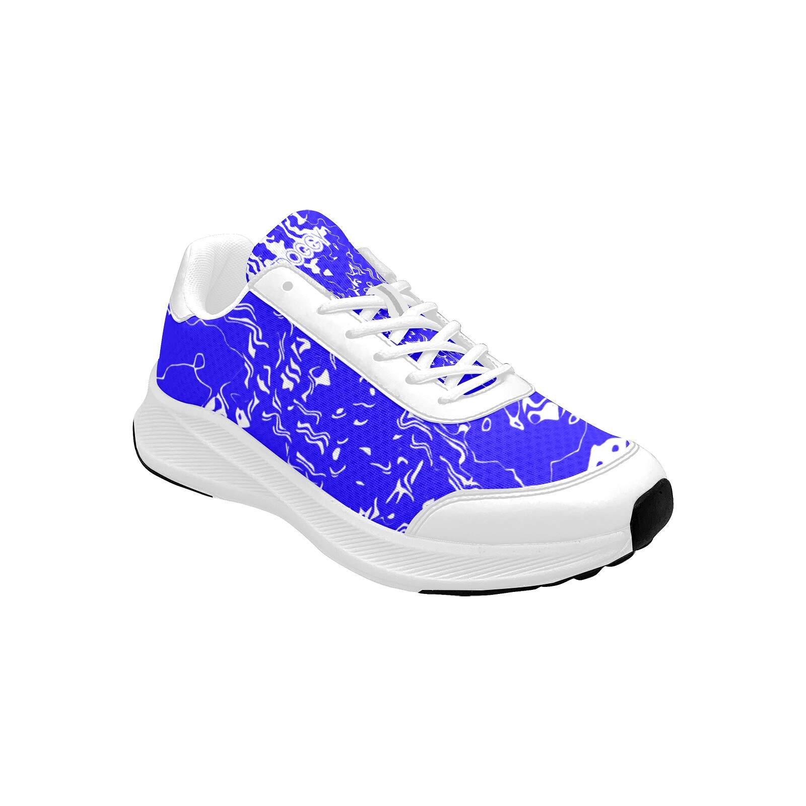 ArtDoggy™ Women's Performance Shoes | White Microwaves in blue