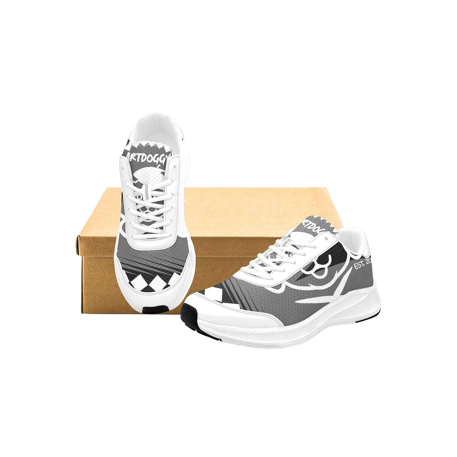 ArtDoggy™ Women's Running Shoe | Print Shop in dim grey