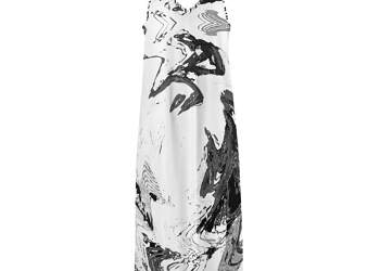 ArtDoggy™ Sling Style Long Dress | Snowstorm