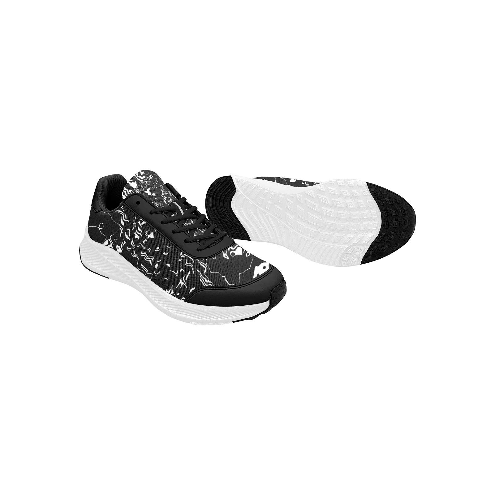 ArtDoggy™ Women's Performance Shoes | White Microwaves in black