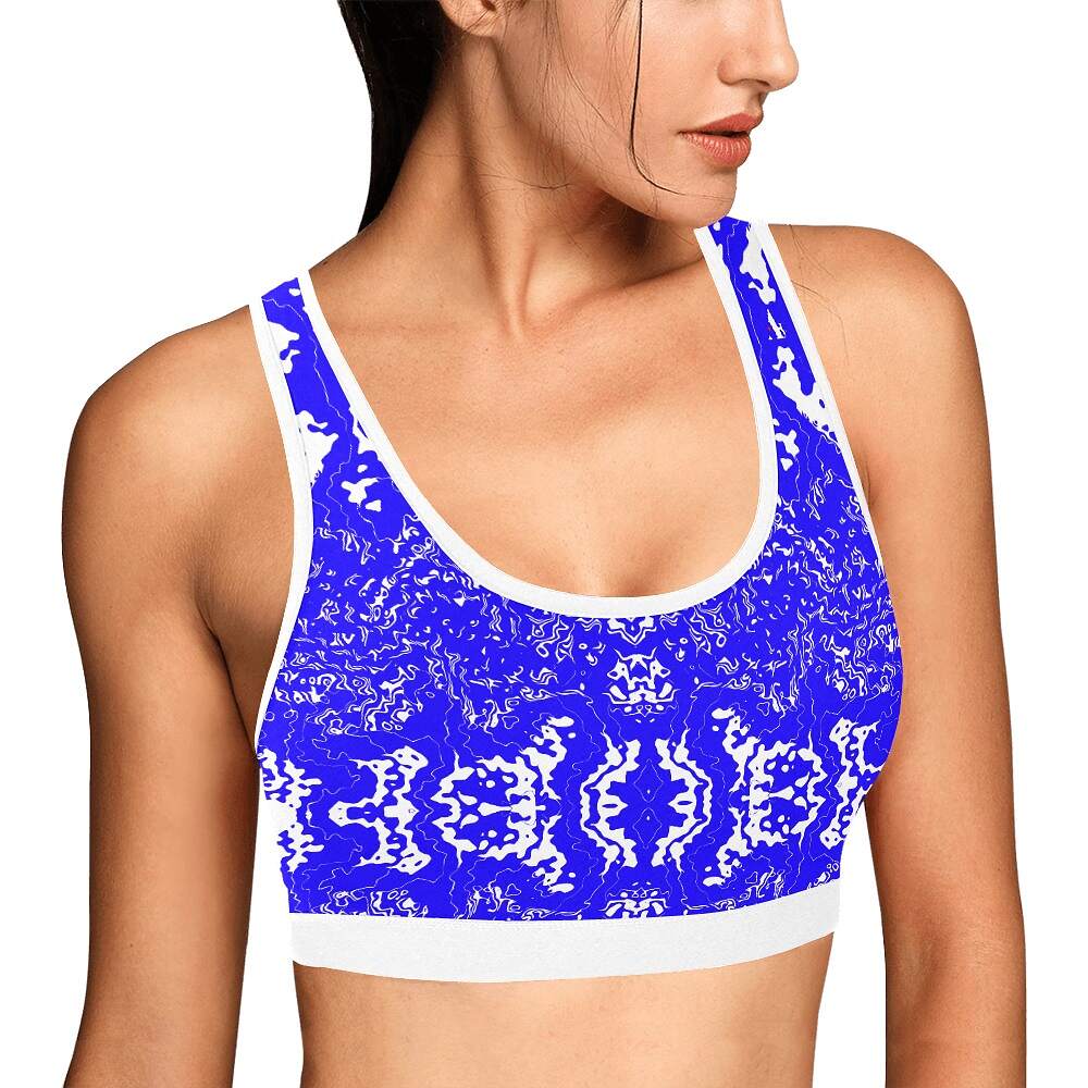 ArtDoggy™ sports bra womens white microwave - Image 38