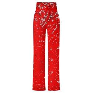 553179486 ArtDoggyâ„¢ Women's Yoga Pants | Ripple in red
