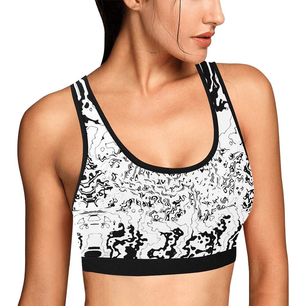 ArtDoggy™ womens sport bra proto | microwave - Image 2