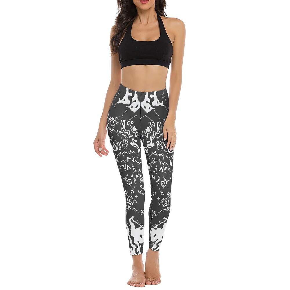 ArtDoggy™ proto microwave white ladies fitness pants - Image 15