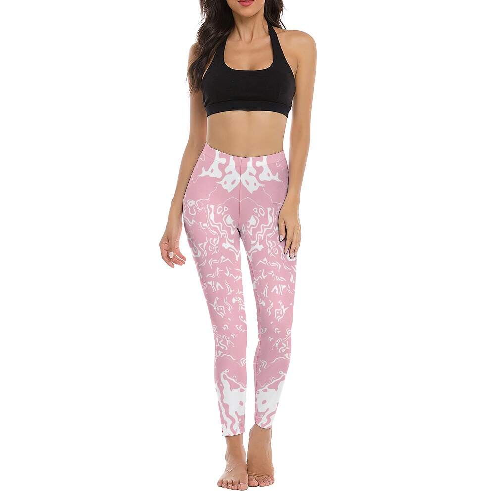 ArtDoggy™ proto microwave white ladies fitness pants - Image 23