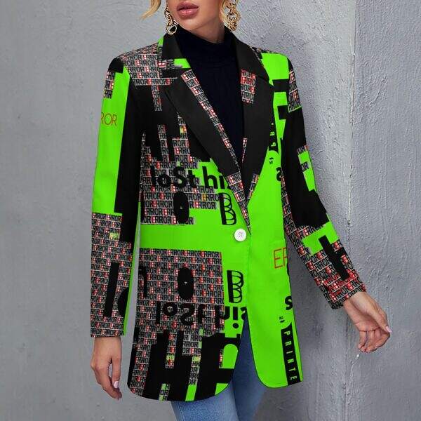 The-Printer-lost-his-Job™ Women's Blazer Jacket | ERROR CODE - Image 24