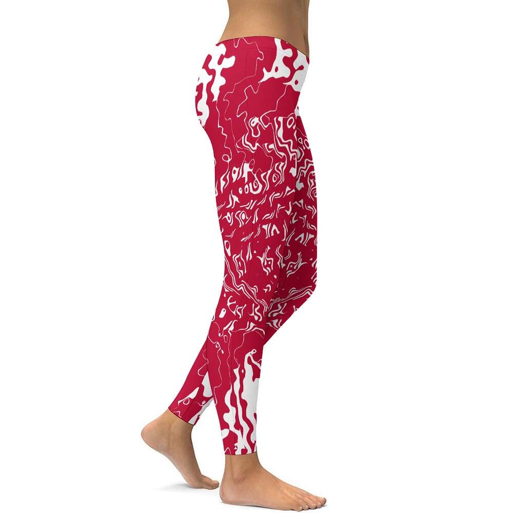 ArtDoggy™ proto microwave white ladies fitness pants - Image 28