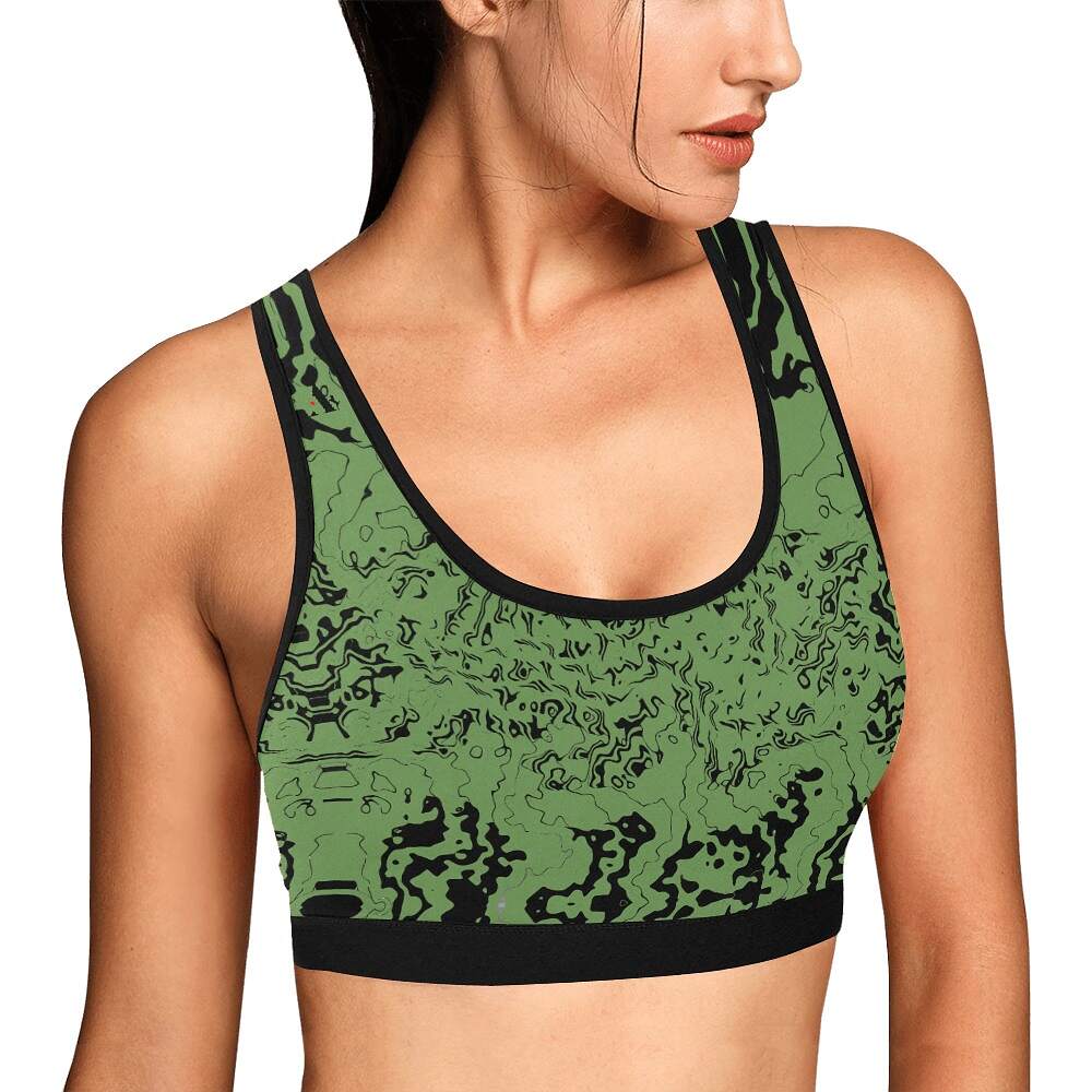 ArtDoggy™ womens sport bra proto | microwave - Image 34