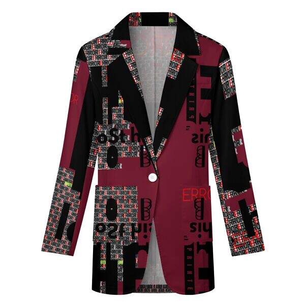 The-Printer-lost-his-Job™ Women's Blazer Jacket | ERROR CODE - Image 39