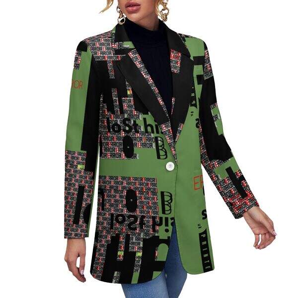 The-Printer-lost-his-Job™ Women's Blazer Jacket | ERROR CODE - Image 25