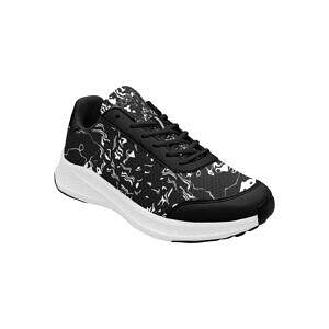 ArtDoggy™ Women's Performance Shoes | White Microwaves in black